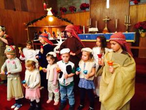 Our wonderful students practicing for the program.  Photo by Susan May